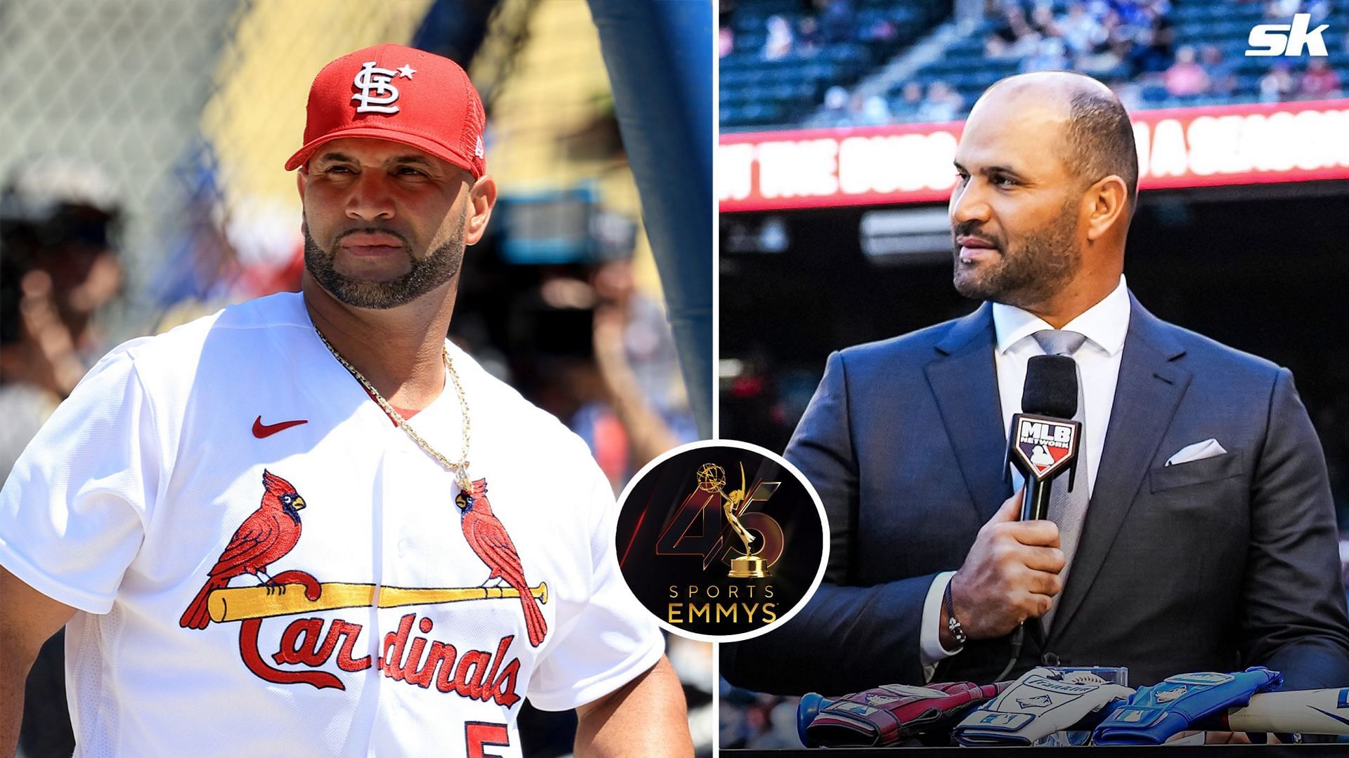 Albert Pujols wins the Sports Emmy for his show| Photo: @thesportsemmys, @albertpujols/INSTAGRAM