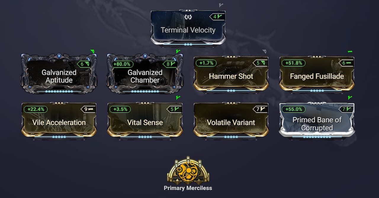 End-game Sporothrix build with Volatile Variant and high Slash weightage (Image via Digital Extremes)