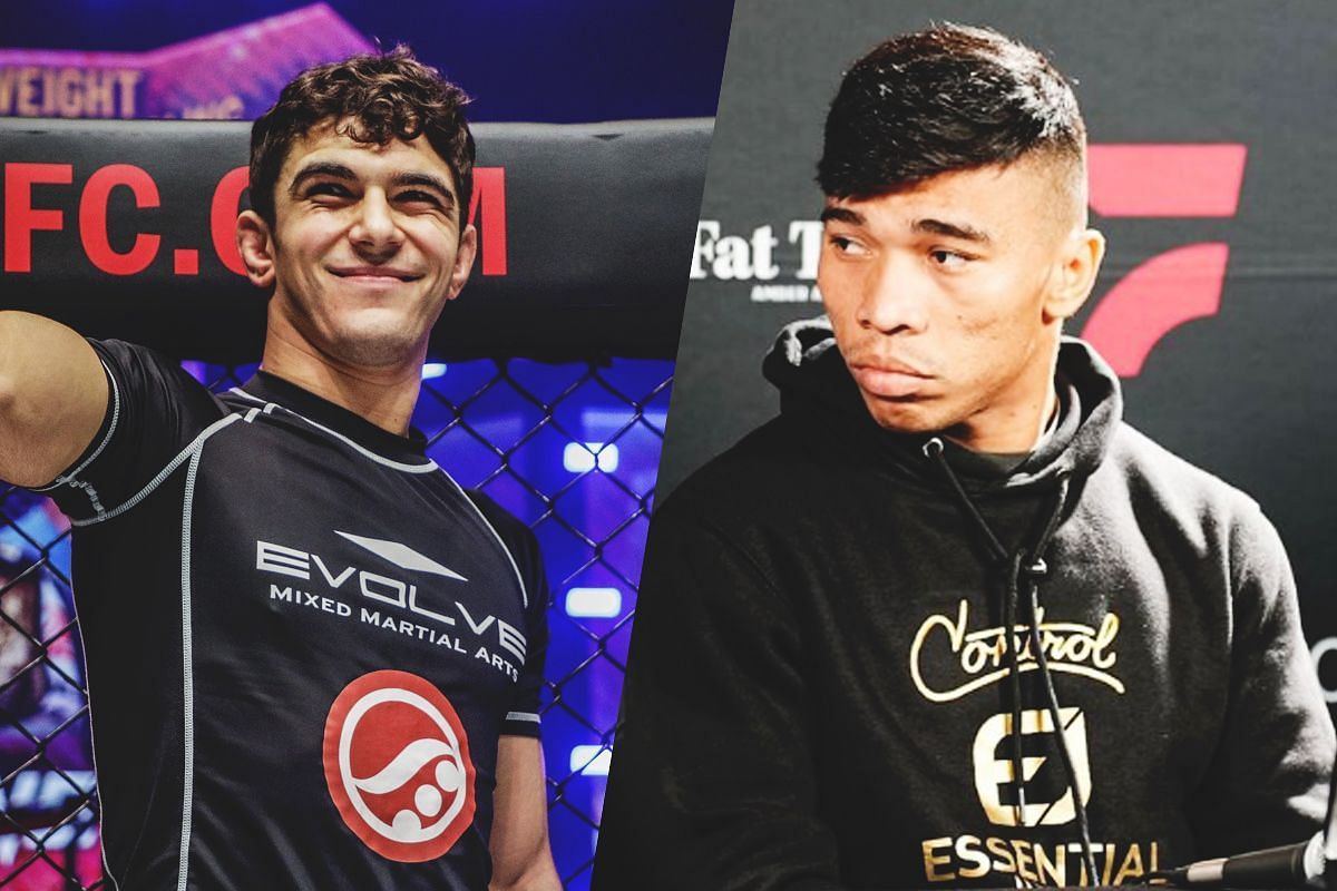 Mikey Musumeci (left) gets his shot at redemption against Gabriel Sousa (right) at ONe 167. [Photos via: ONE Championship]