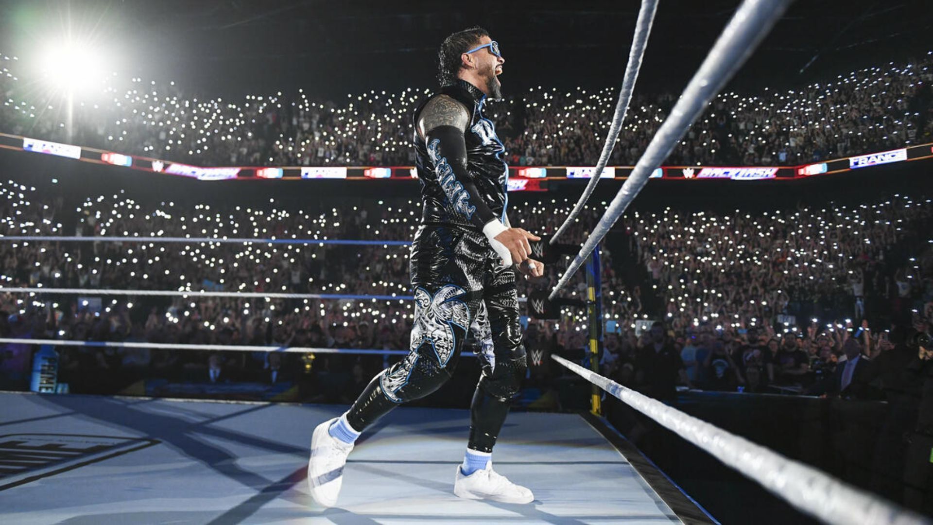 Jey Uso at WWE Backlash in Lyon, France (Credit: WWE)