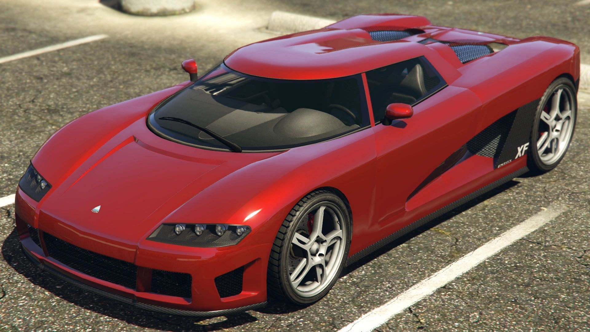 The Entity XF boasts a classic Koenigsegg design (Image via Rockstar Games || GTA Wiki)