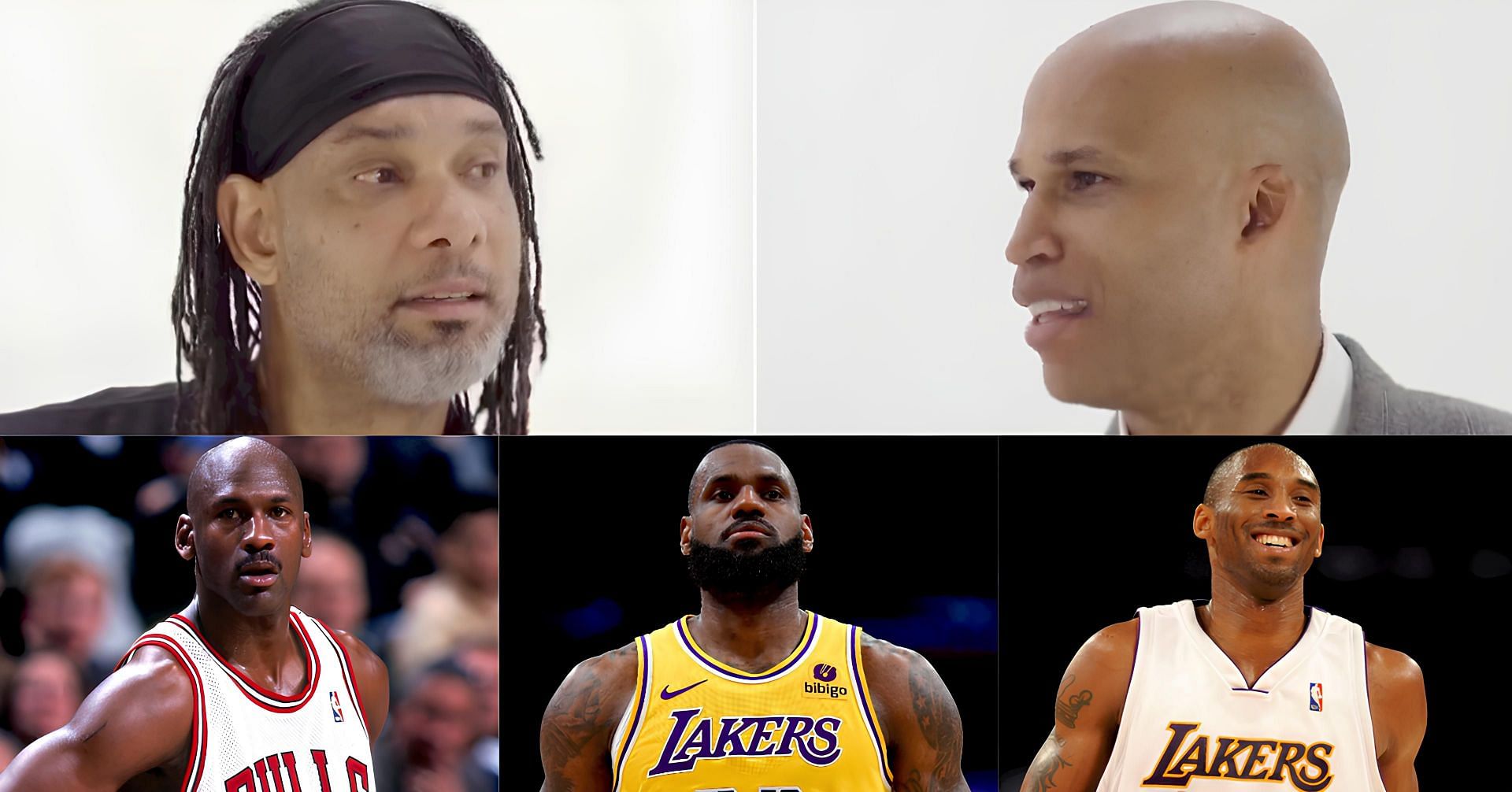 Richard Jefferson forces Tim Duncan to pick the GOAT between MJ-LeBron-Kobe