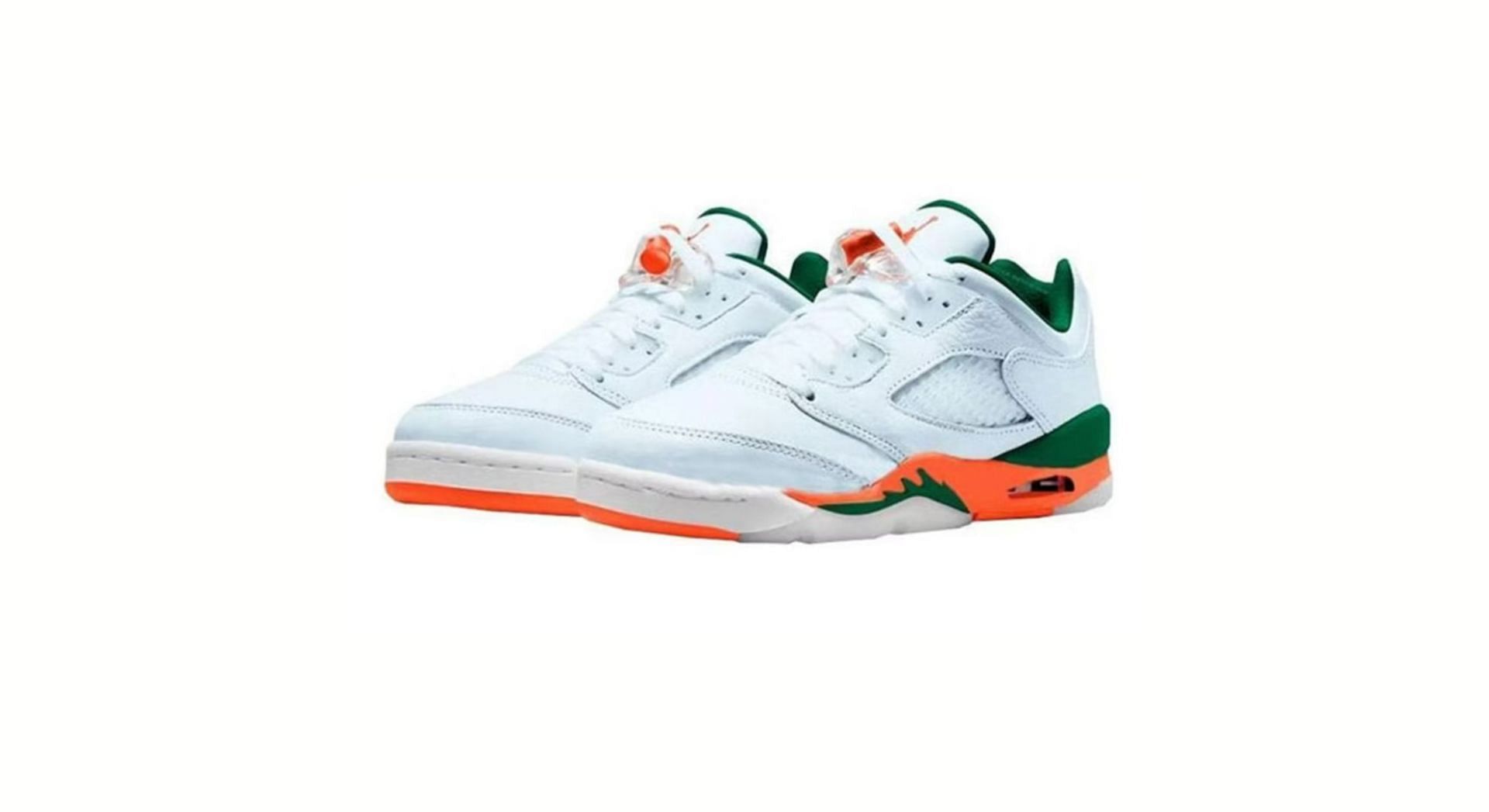 The Air Jordan 5 Low Hurricanes (Image via Stock X)