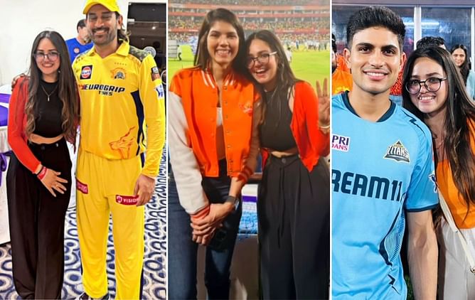 In Pictures: Abhishek Sharma's sister Komal poses with MS Dhoni, Shubman Gill and other IPL stars
