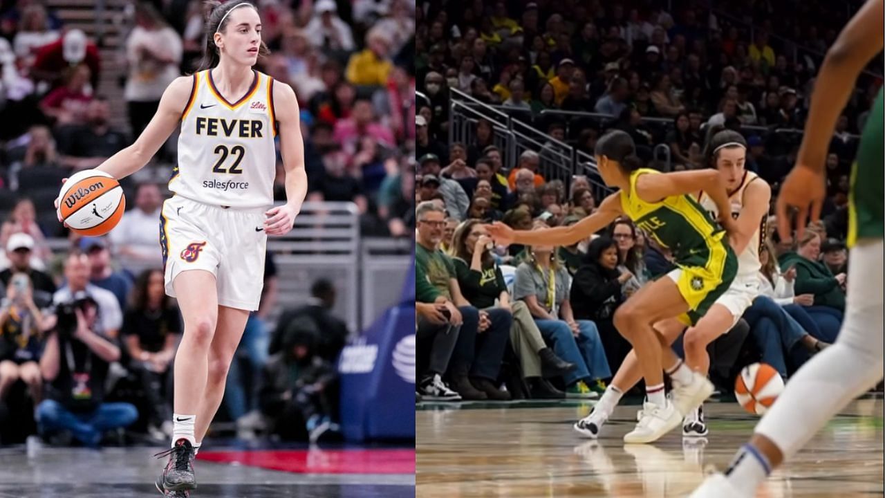 Indiana Fever rookie Caitlin Clark had a nifty play that had the Seattle Storm crowd buzzing in the third quarter on Wednesday.