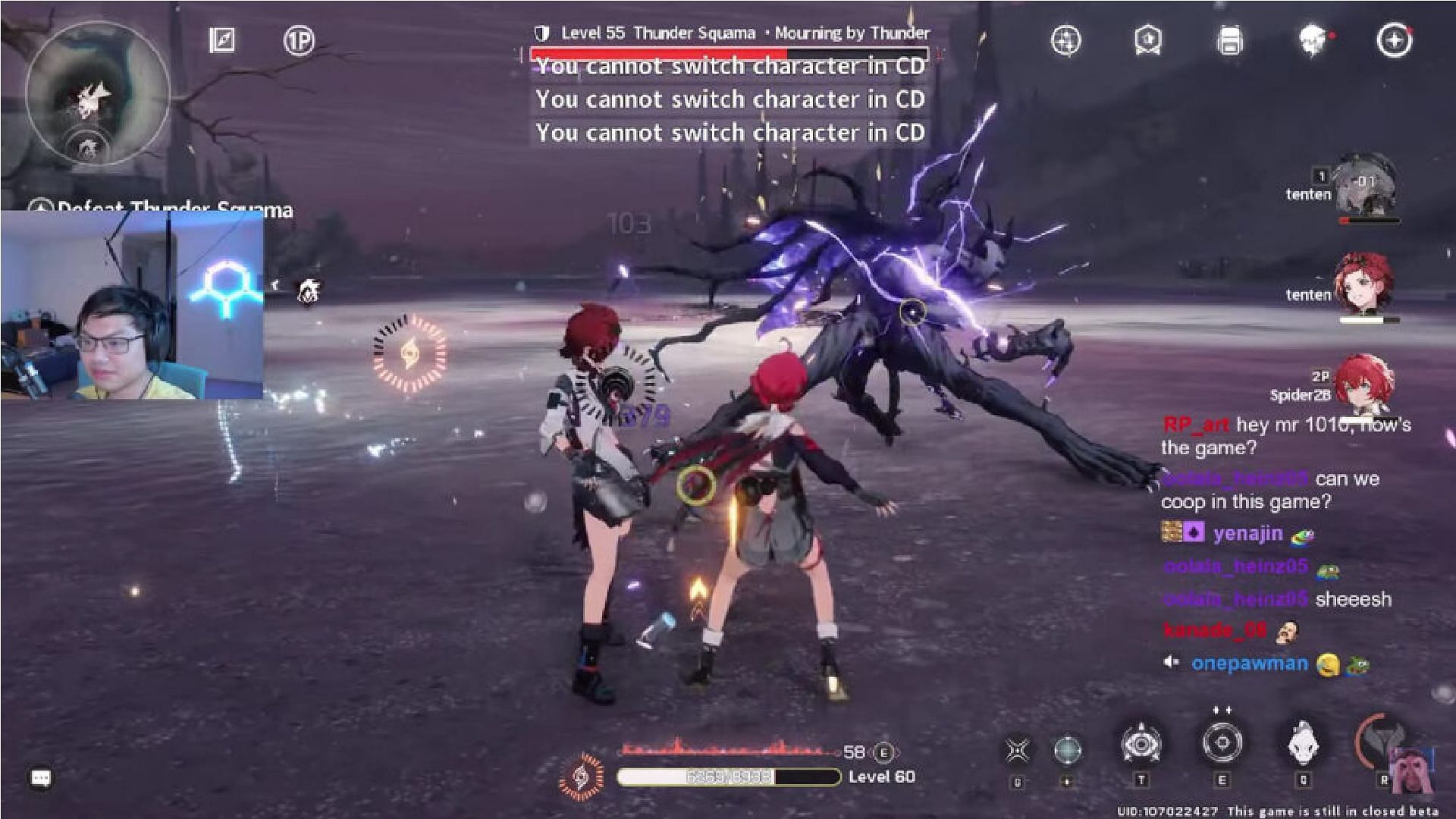 You can only play with three friends in a co-op lobby (Image via Kuro Games || TenTen on YouTube)