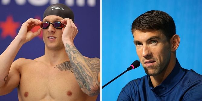 “I actually texted Michael Phelps more than my wife during the Games” - When Caeleb Dressel explained how he received help from the swimming great