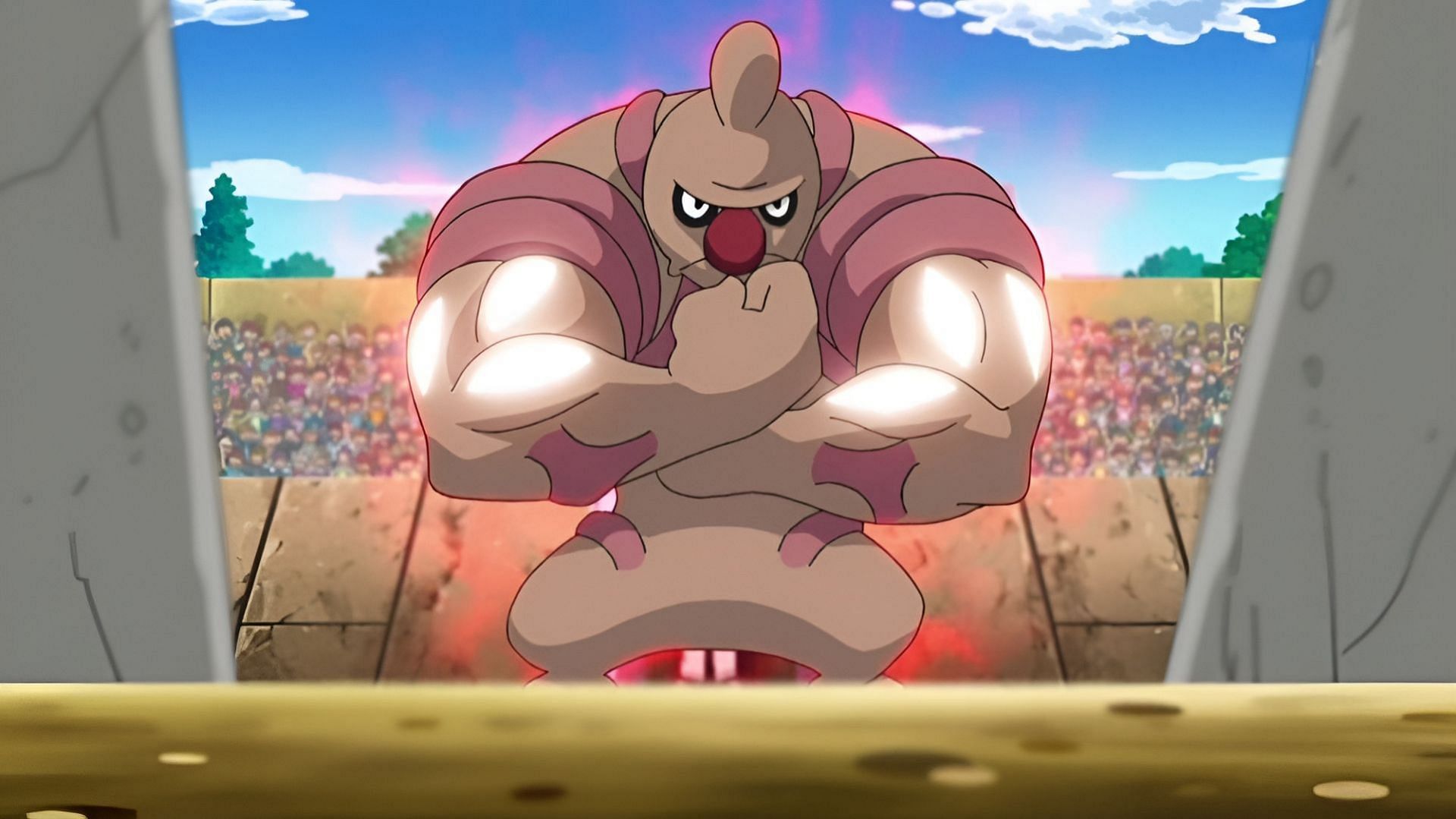 Conkeldurr&#039;s physique has room to improve with a Paradox variant (Image via The Pokemon Company)