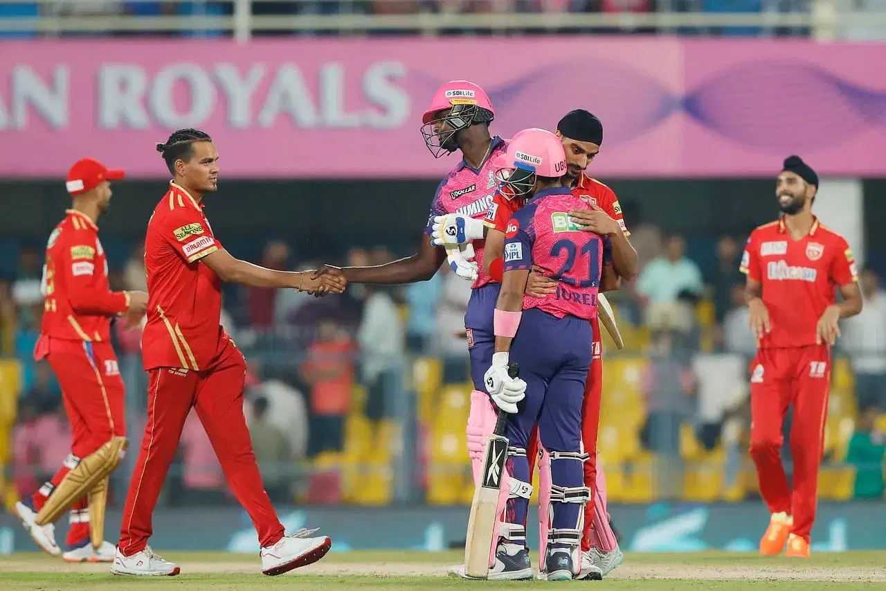 PBKS beat RR by 5 runs in a nail-biting thriller in Match 8 of IPL 2023 in Guwahati (Image: IPL)