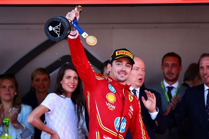 WATCH: Charles Leclerc's partner Alexandra Saint Mleux and his race engineer in tears after his F1 Monaco GP win