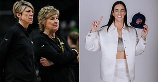 PHOTO: Lisa Bulder, Jan Jensen, and crew “wheel up” to see former Iowa star Caitlin Clark in her home opener with Indiana