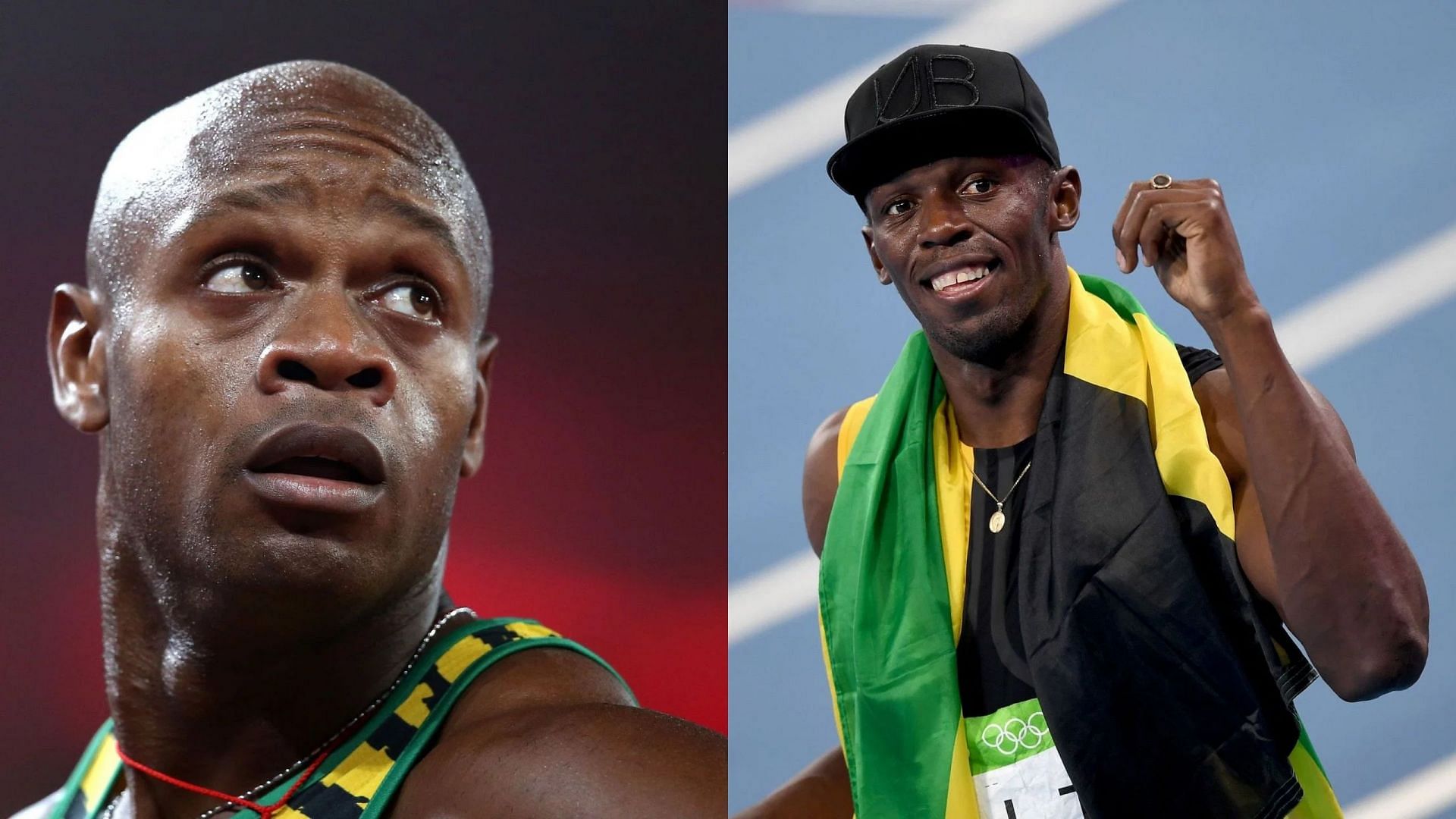 Usain Bolt and Asafa Powell