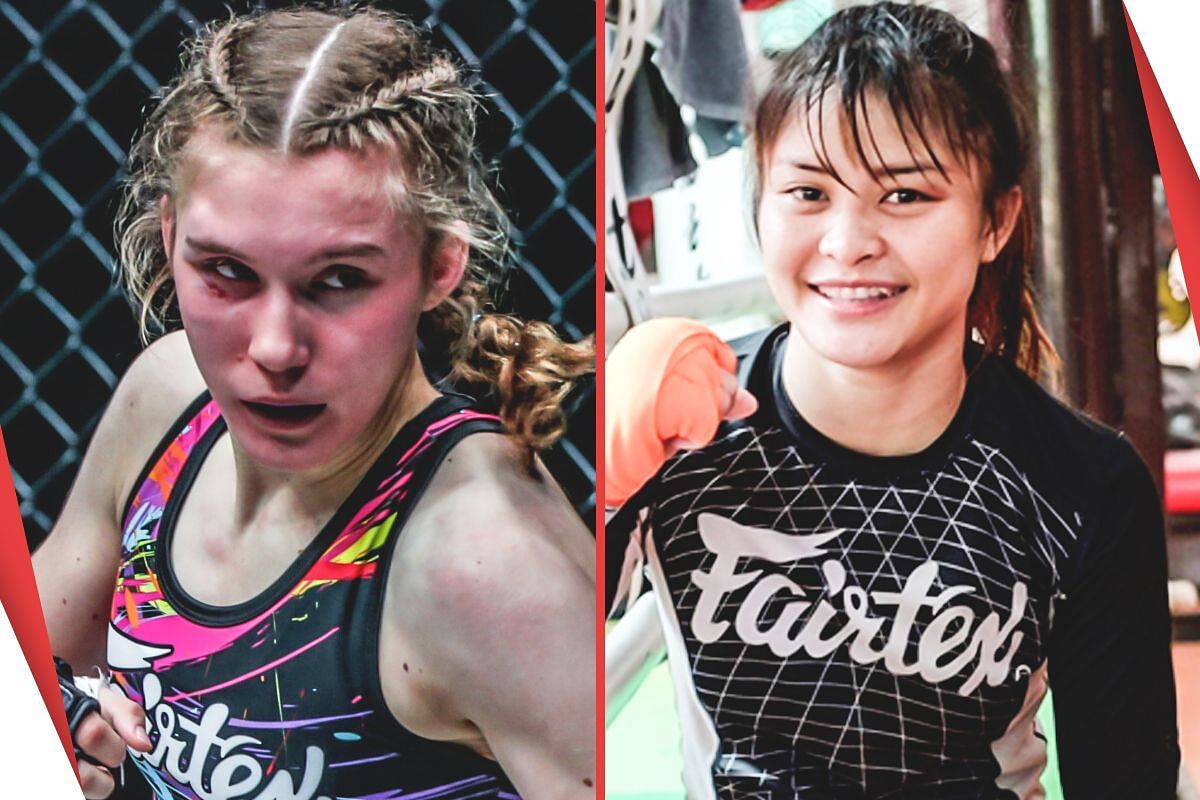 Smilla Sundell (left) and Stamp Fairtex (right).