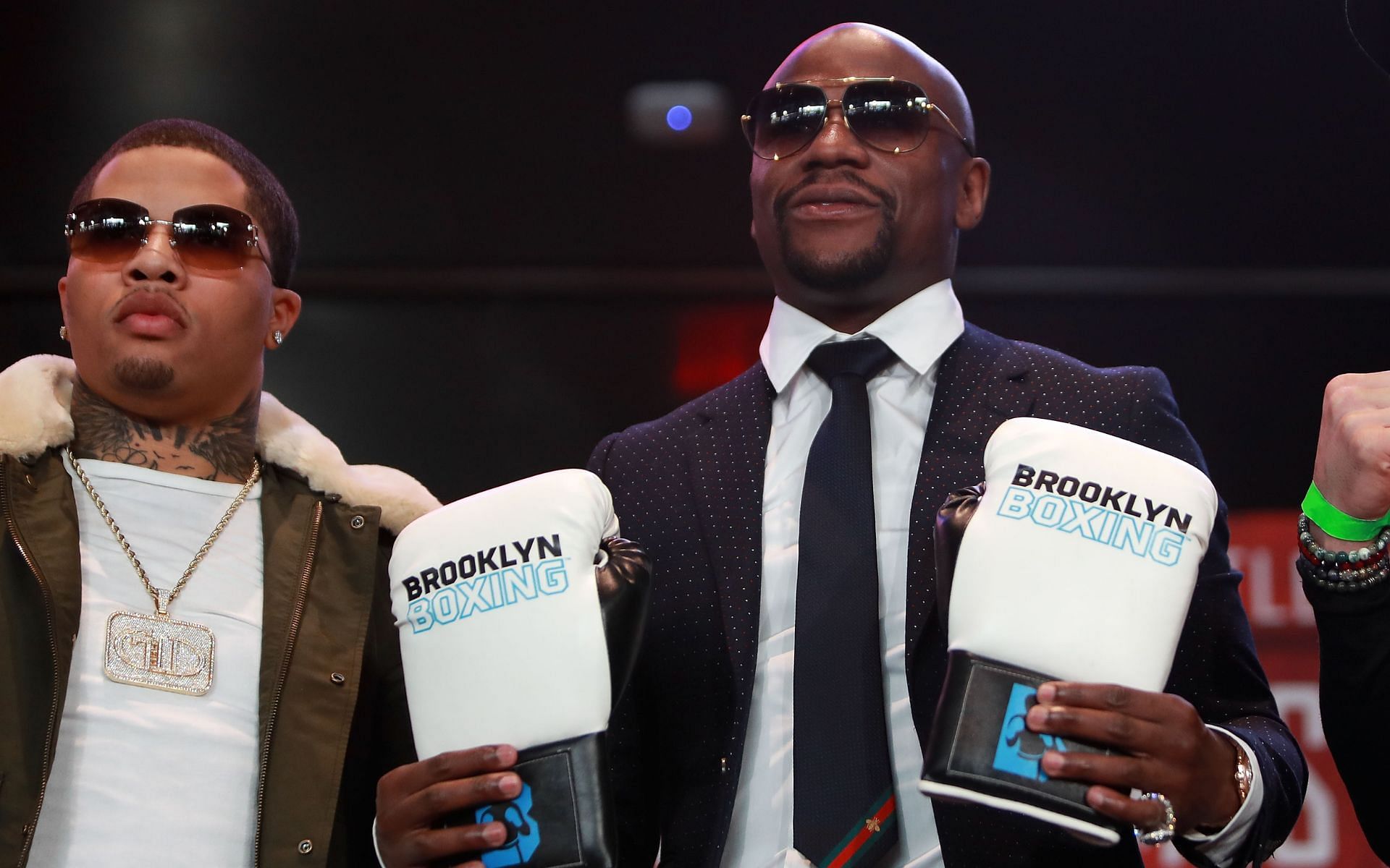 The consensus is that Floyd Mayweather Jr. (right) played a significant role in mentoring Gervonta Davis (left) en route to the latter