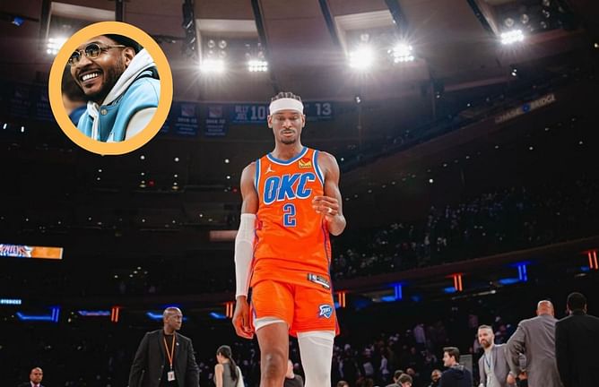 Carmelo Anthony likens Shai Gilgeous-Alexander to Allen Iverson for their shared abilities in 2 key aspects
