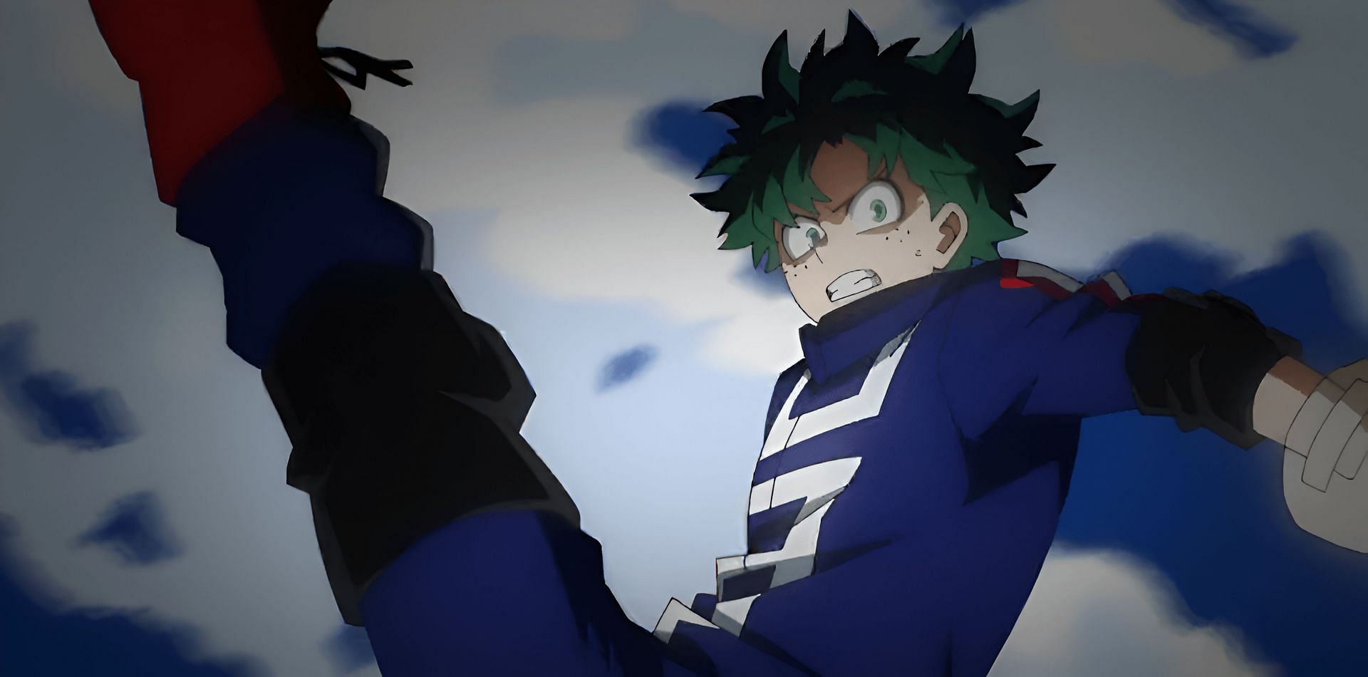 Izuku Midoriya as seen in the anime (Image via Bones)