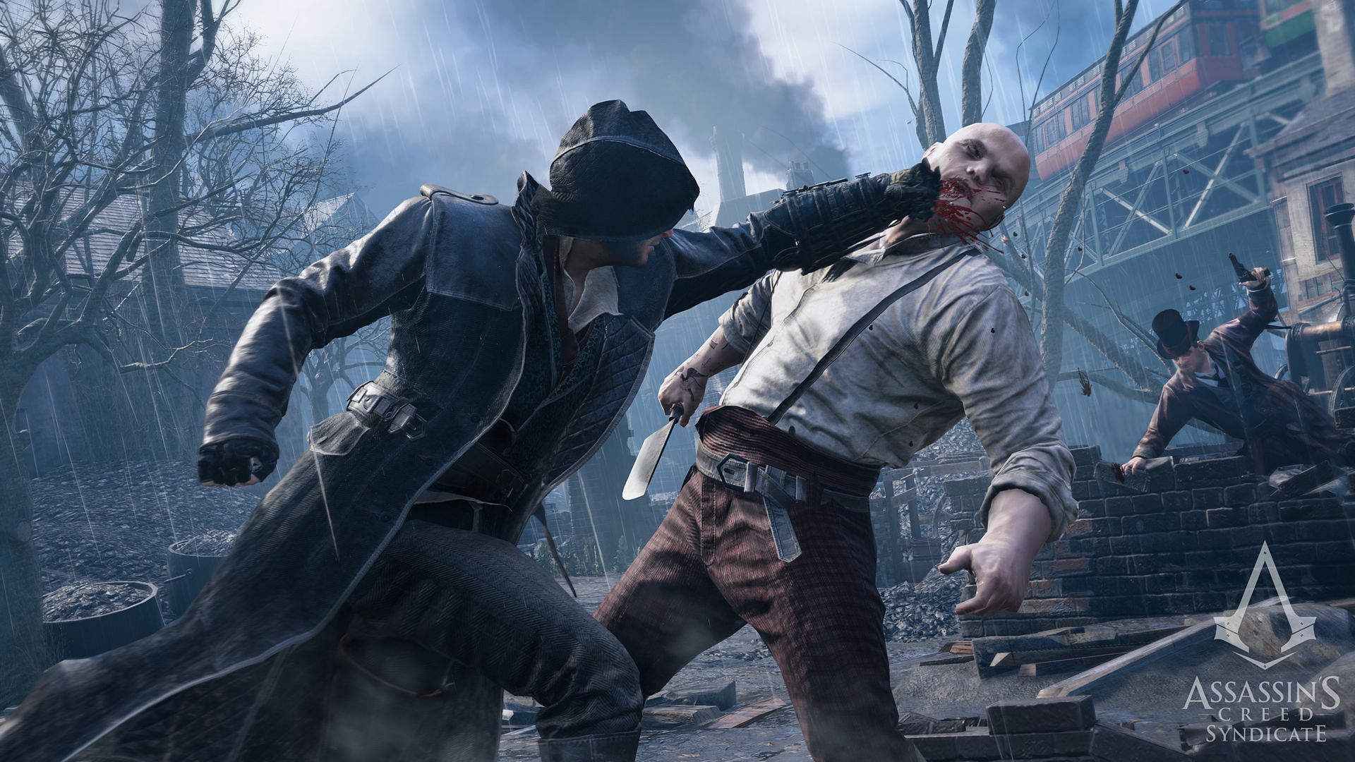 Jacob Frye showing off his brawling skills (Image via Steam)