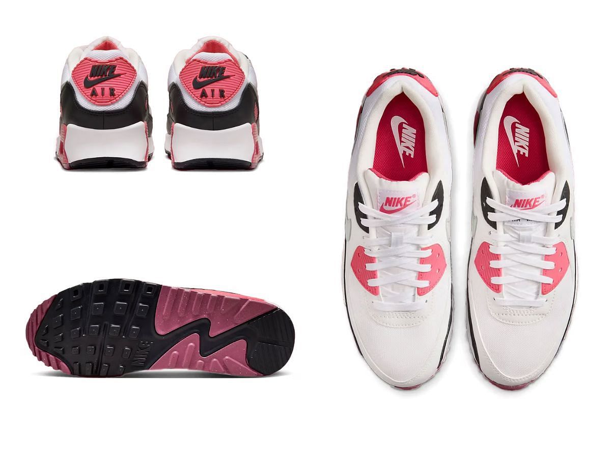 Nike Air Max 90 &quot;Aster Pink&quot; sneakers (Image via Twitter/@SoleFeenX)