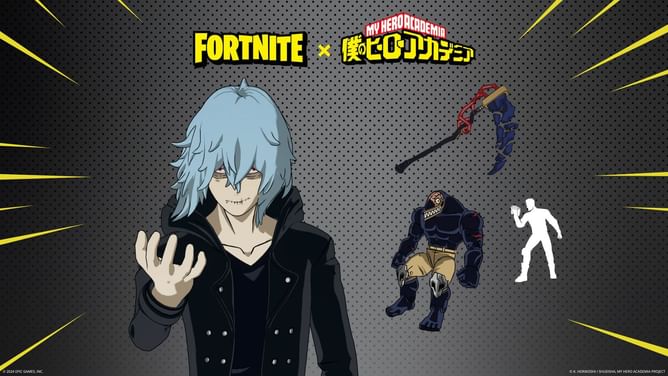 "The Dabi skin looks so accurate": Fortnite community is loving the new Cel-Shaded My Hero Academia Villain skins