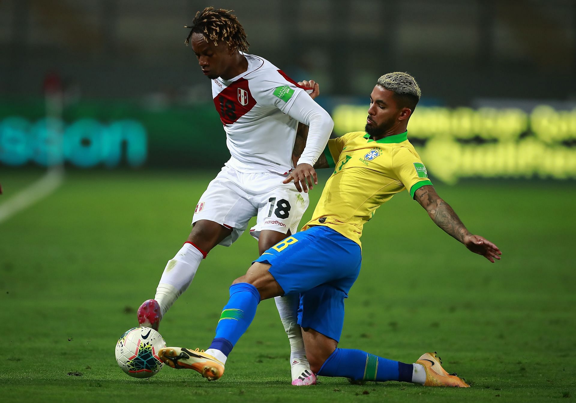 Peru v Brazil - South American Qualifiers for Qatar 2022 (Photo by Daniel Apuy/Getty Images)