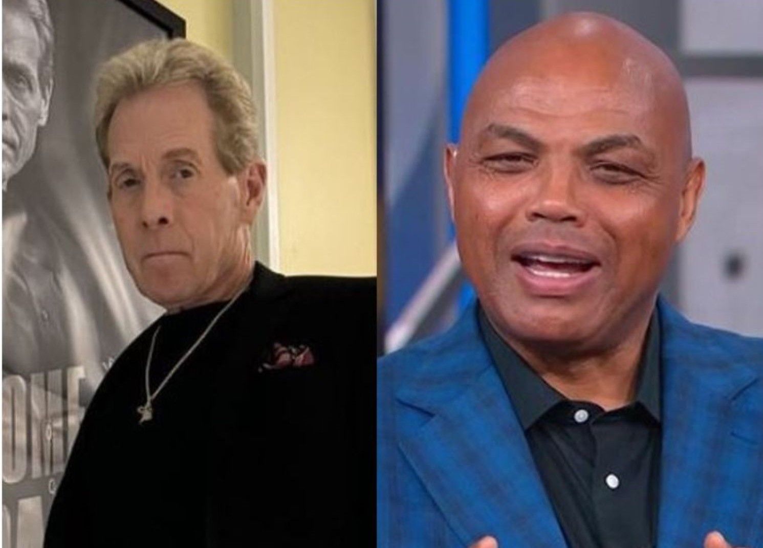 Skip Bayless insinuates Charles Barkley jinxed 76ers after halftime prediction.