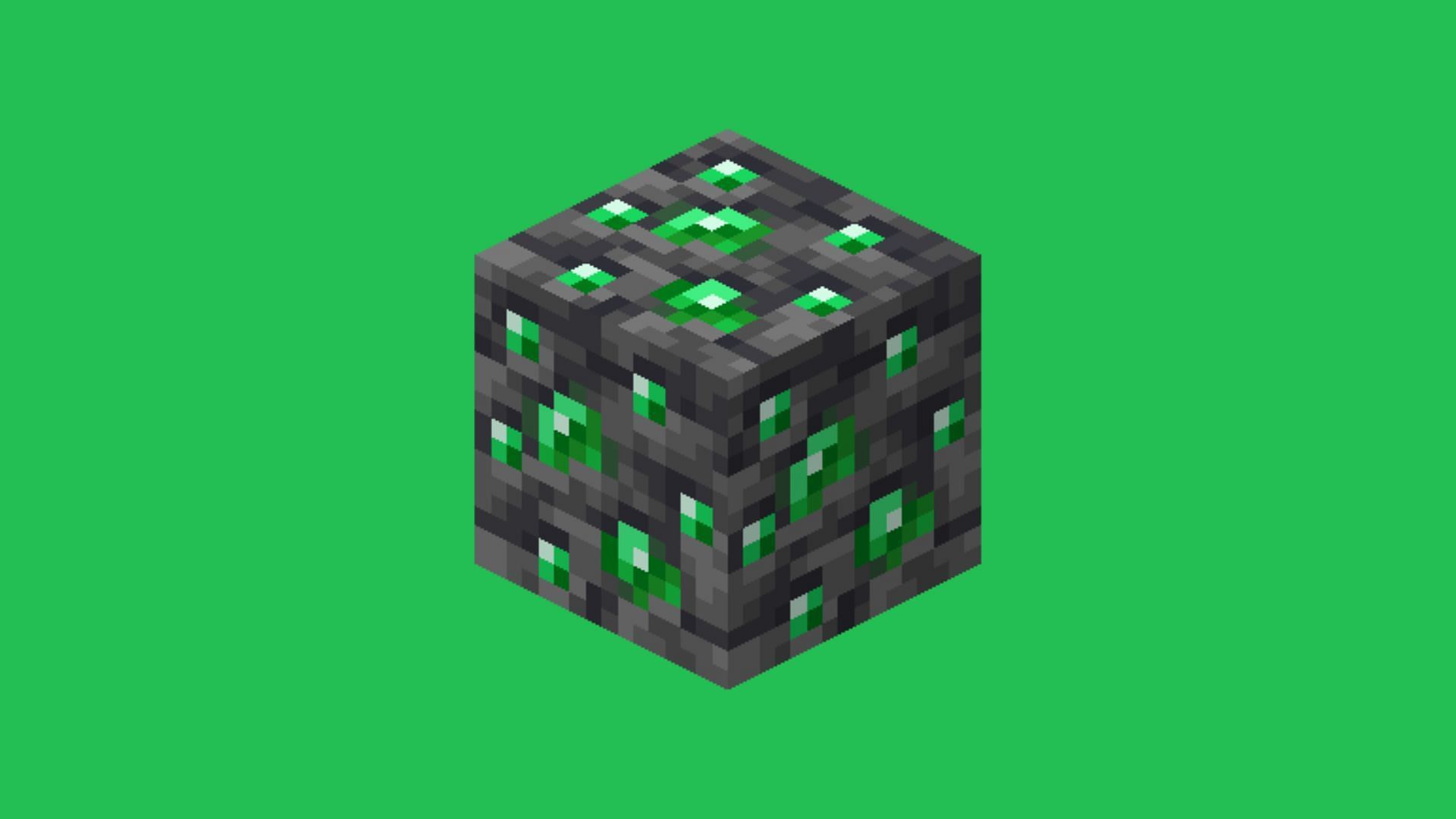 Deepslate emerald is the rarest ore in Minecraft (Image via Mojang Studios)