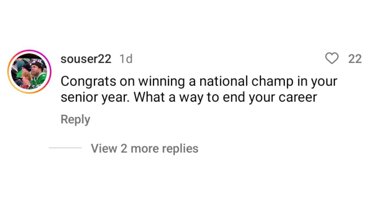 From Olivia Dunne&#039;s comment section