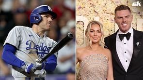 PHOTO: Freddie Freeman's biggest fan Chelsea celebrates husband's grand slam heroics against Diamondbacks