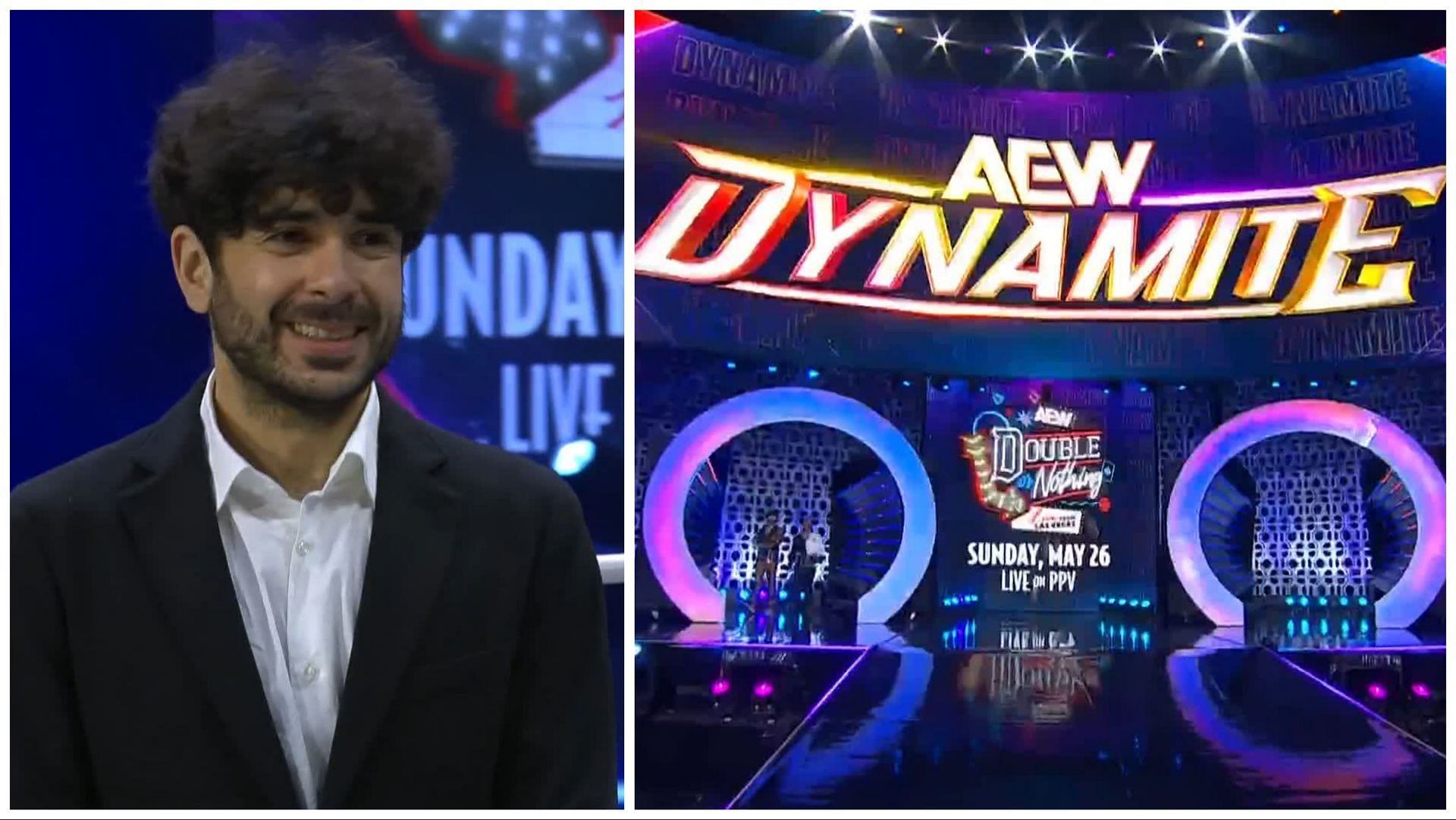 Tony Khan on AEW Dynamite, a look at the stage for Dynamite