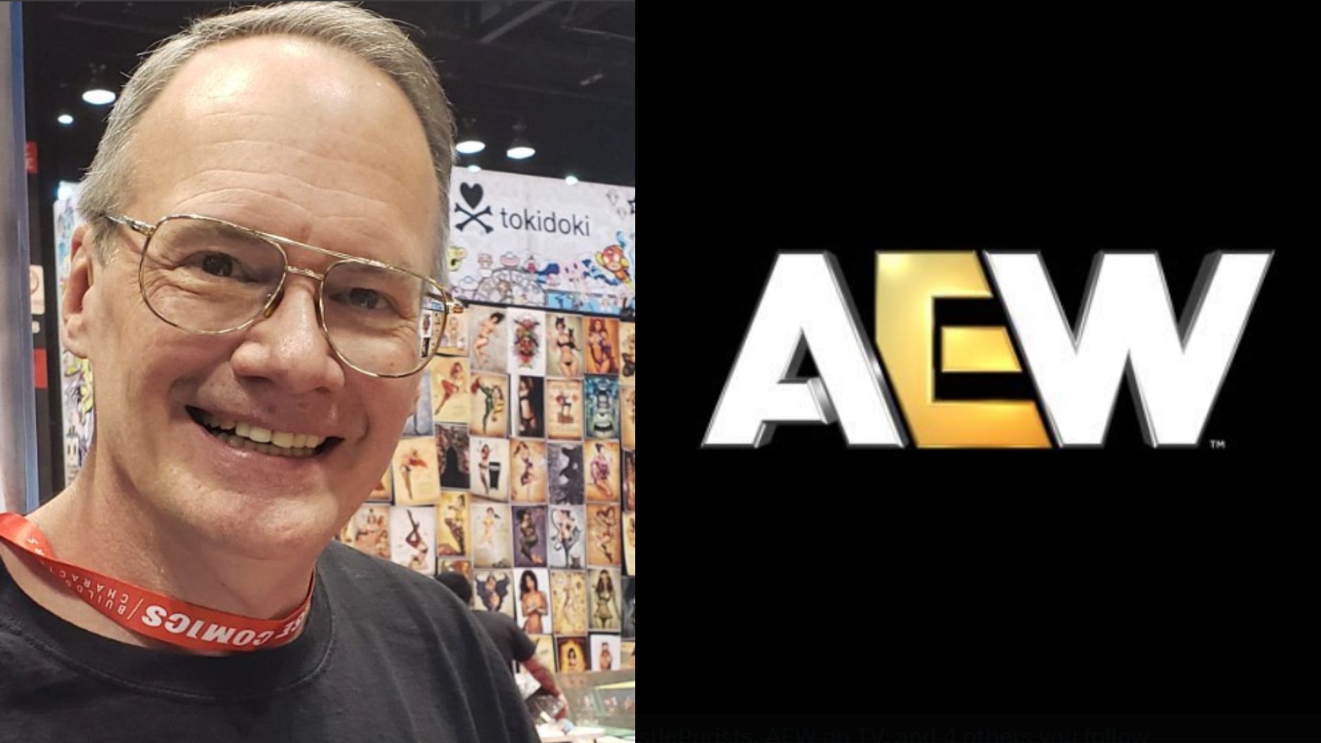 Jim Cornette is a former wrestling promoter and booker [Image Credits: X profiles of AEW and Cornette]