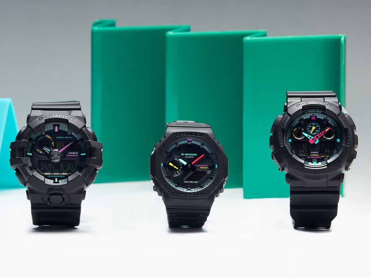 G-SHOCK Multi-Fluorescent Accents Collection