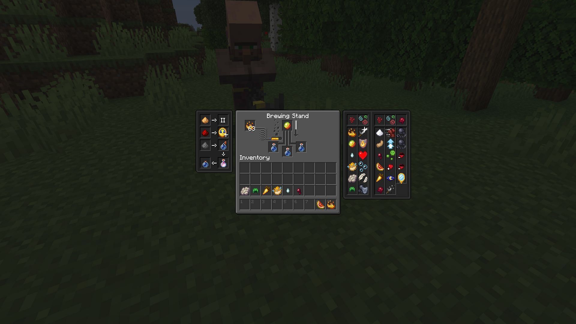 Fire resistance potions are a great first potion to brew (Image via Mojang)