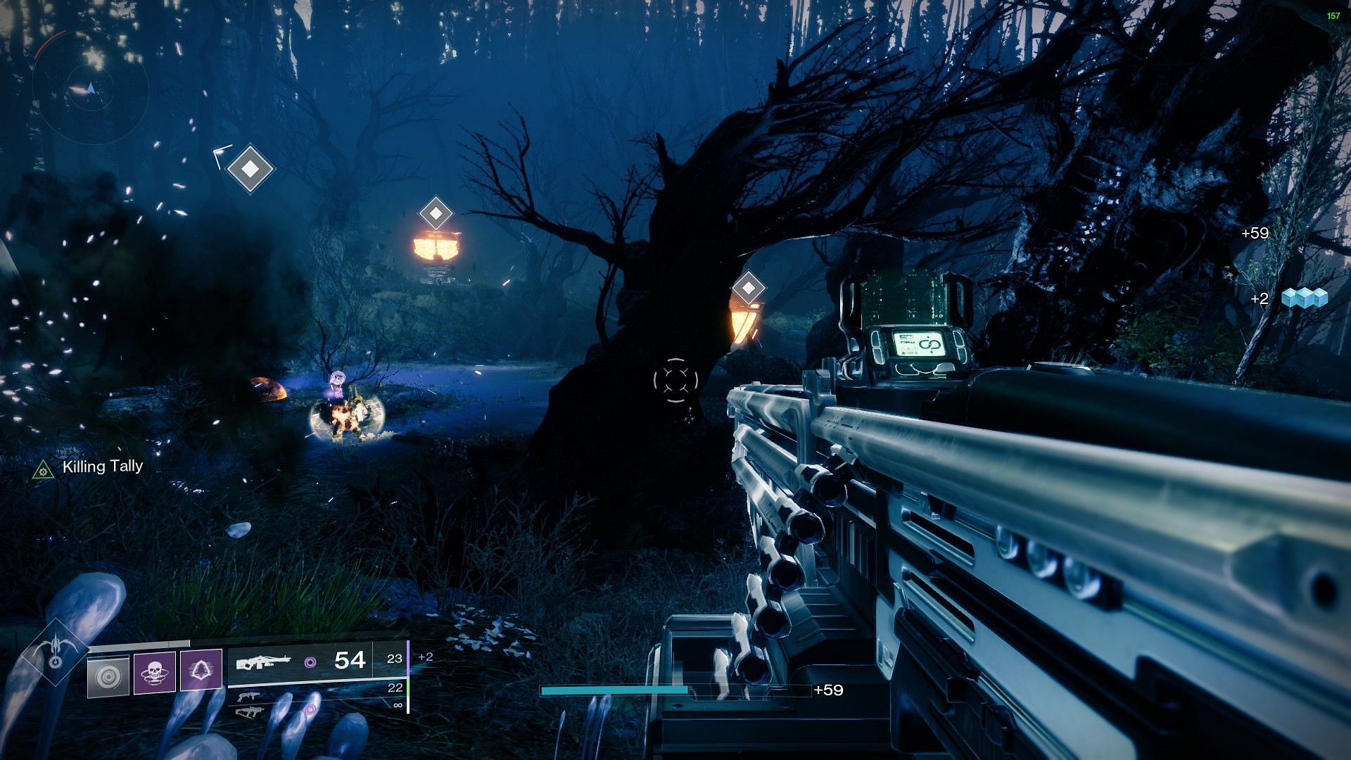 Multiple jammers in Destiny 2 Dark Forest (Image via Bungie)