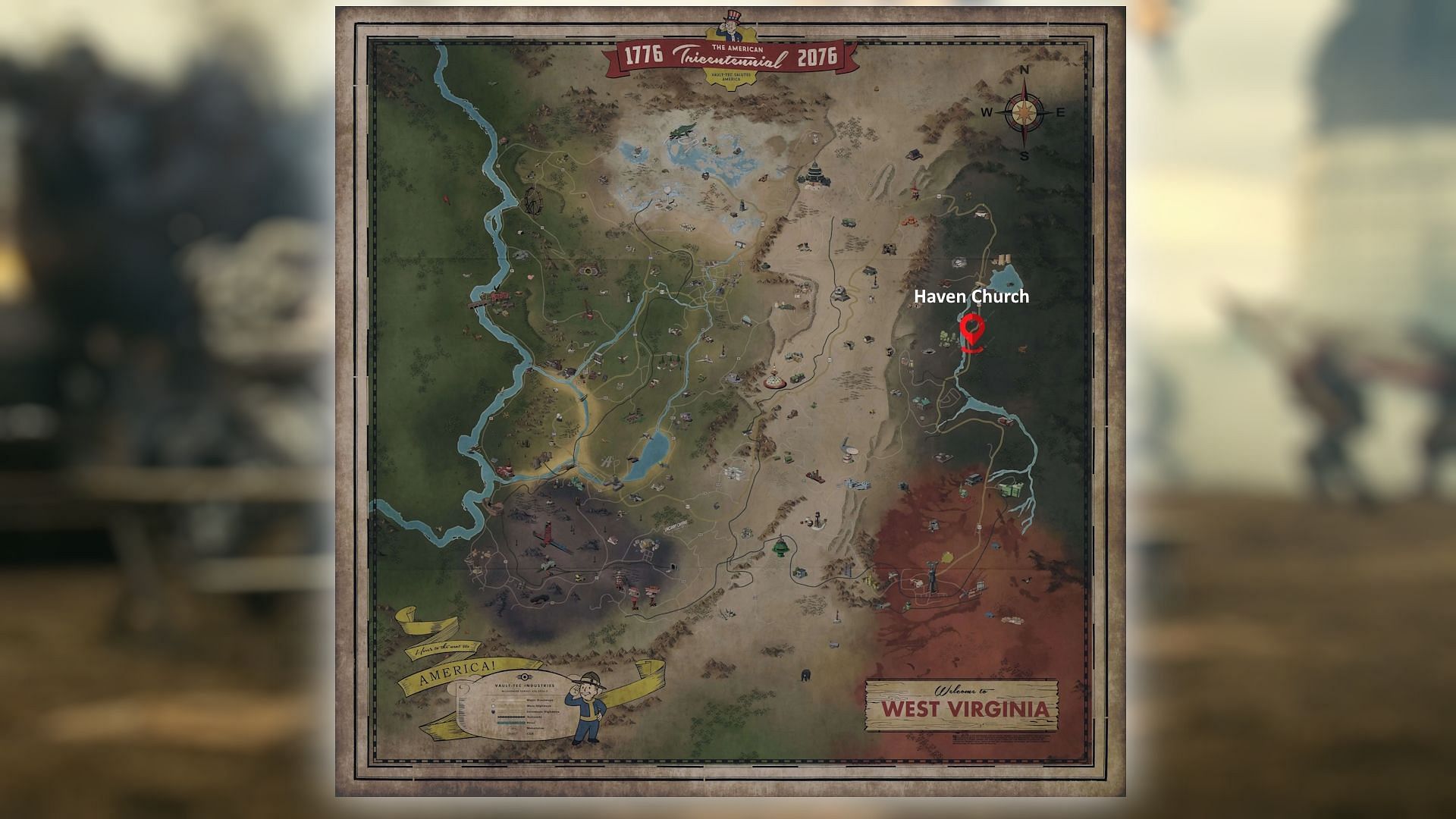 The Haven Church is located in the Mire region (Image via Bethesda Game Studios)