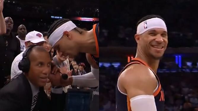 "F**k you": Josh Hart gives Reggie Miller expletives and New York crowd erupts into chants after grueling battle