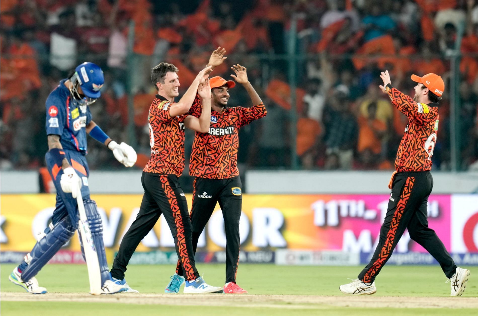 Rahul played another slow-paced innings against SRH [Credit: IPL Twitter handle]