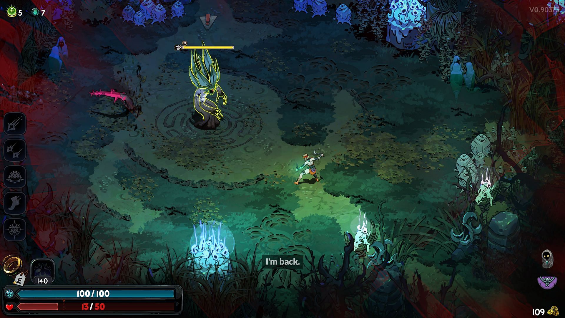 The Root-Stalker in Hades 2 is a tricky mini-boss (Image via Supergiant Games) 