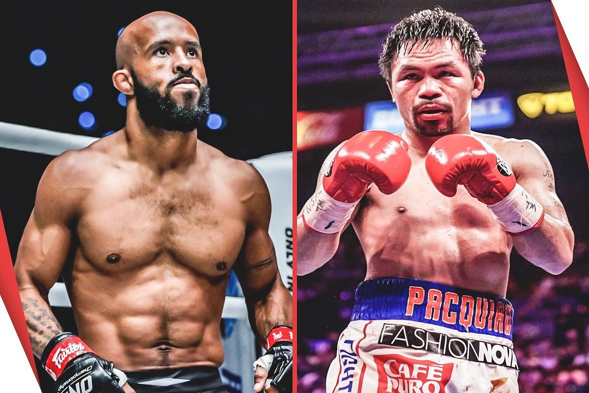 (left) Demetrious Johnson and (right) Manny Pacquiao