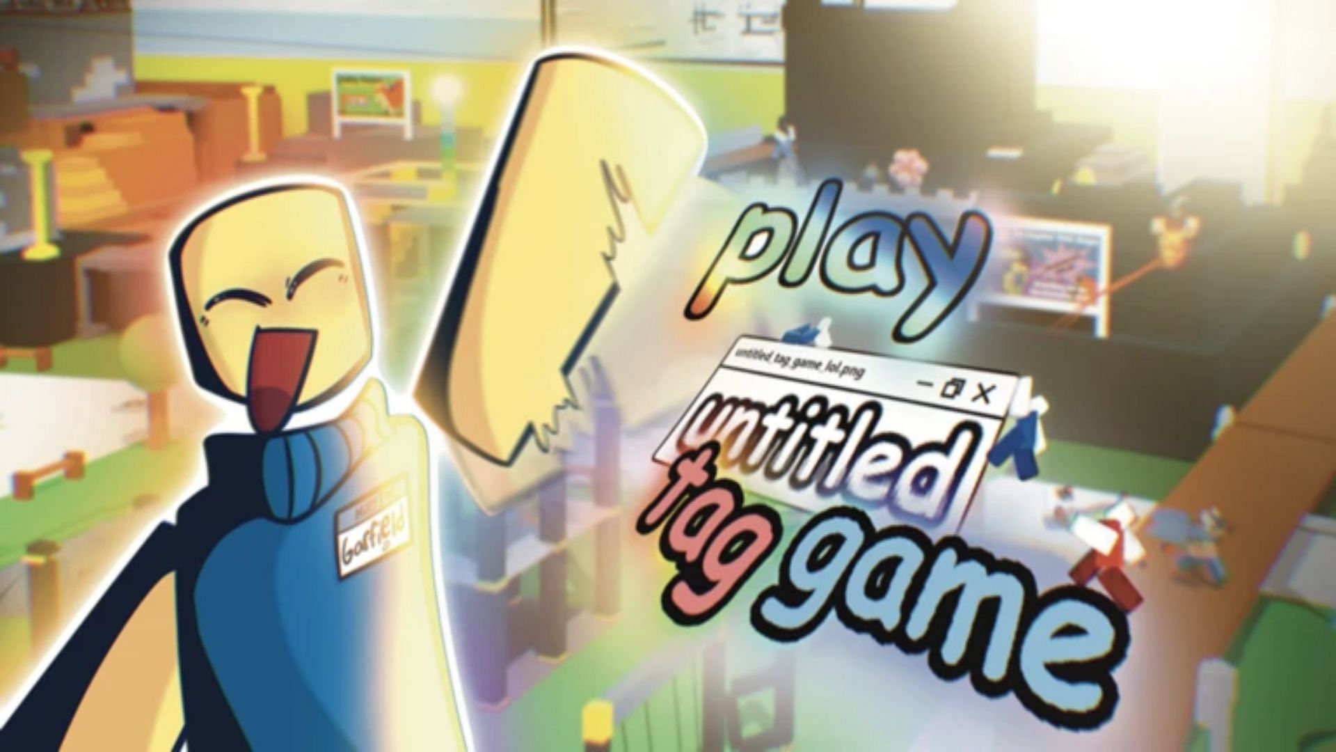 Official cover for Untitled Tag Game (Image via Roblox)
