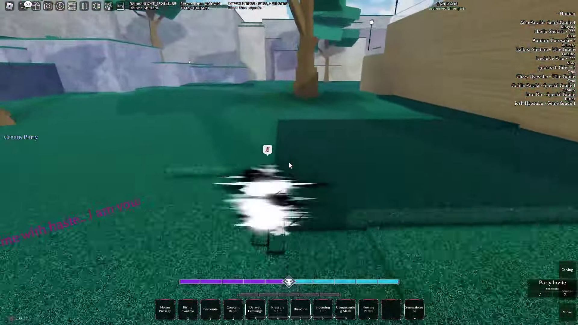  Arrancar gameplay (Image via Roblox || Balboabtw on YouTube)