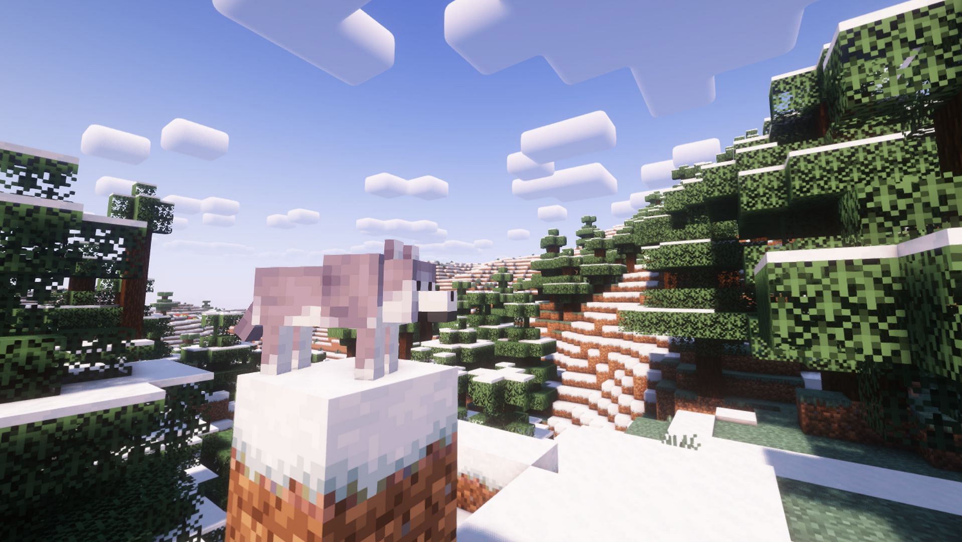 Players need to travel a lot before finding new chunks with new features (Image via Mojang Studios)