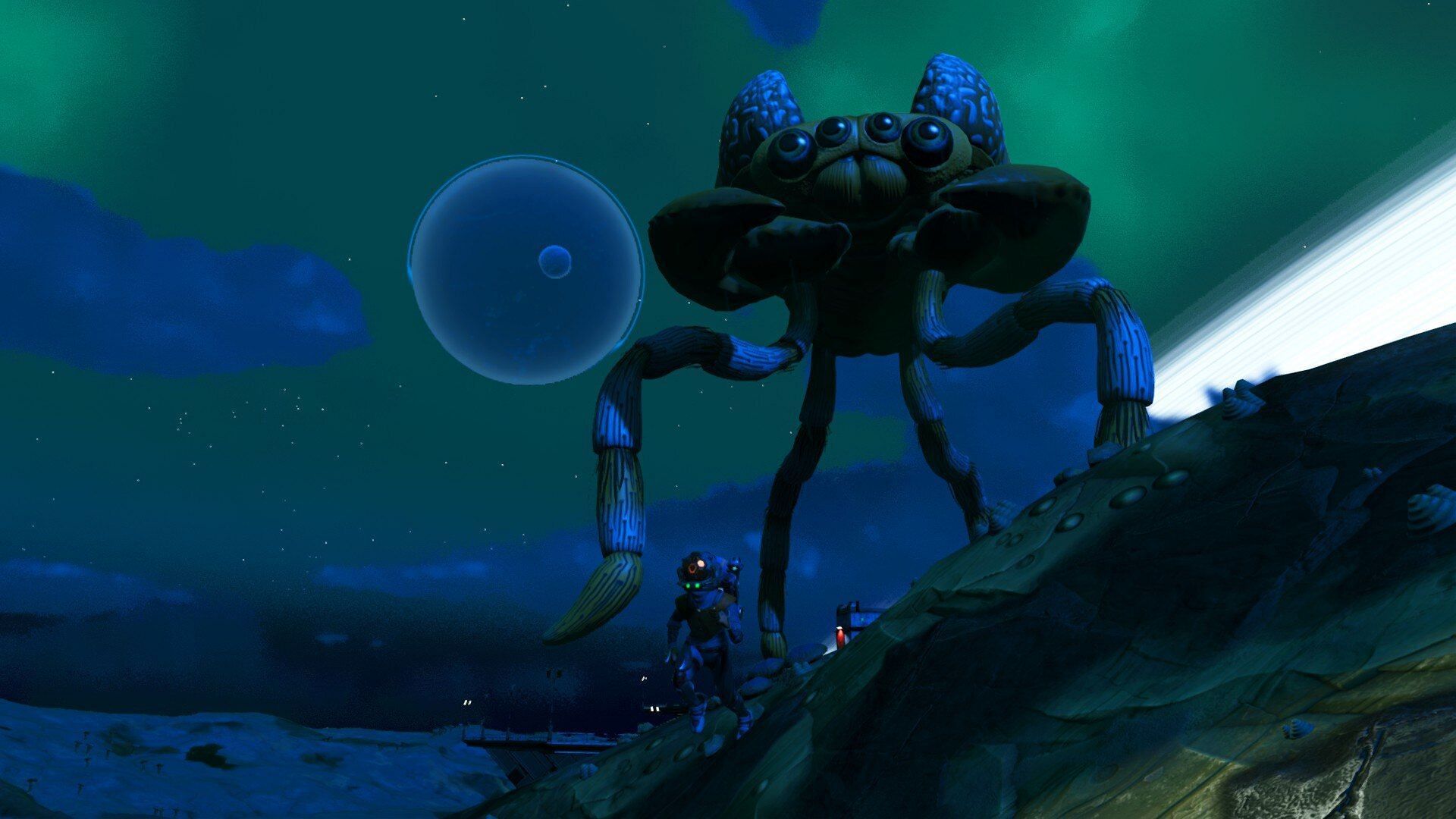 Gigantic tetrapod in No Man&#039;s Sky (Image via Hello Games)