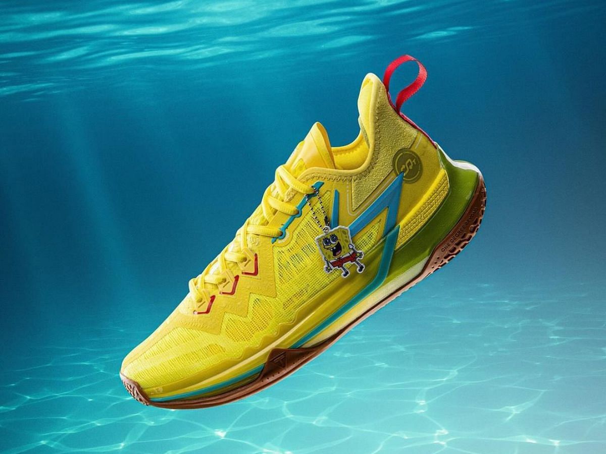 361 Degrees x Nikola Jokic debuts the Spongebob sneakers collection ( Image via X.com/ Nick DePaula)