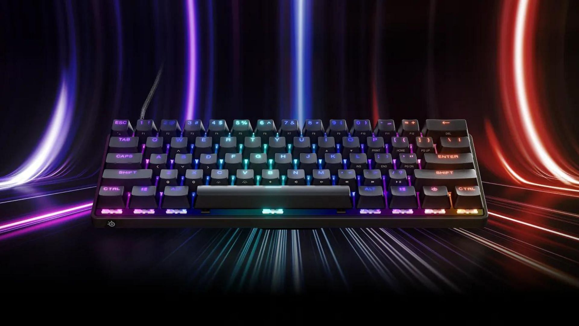 60% keyboards are great for small spaces. (Image via SteelSeries)