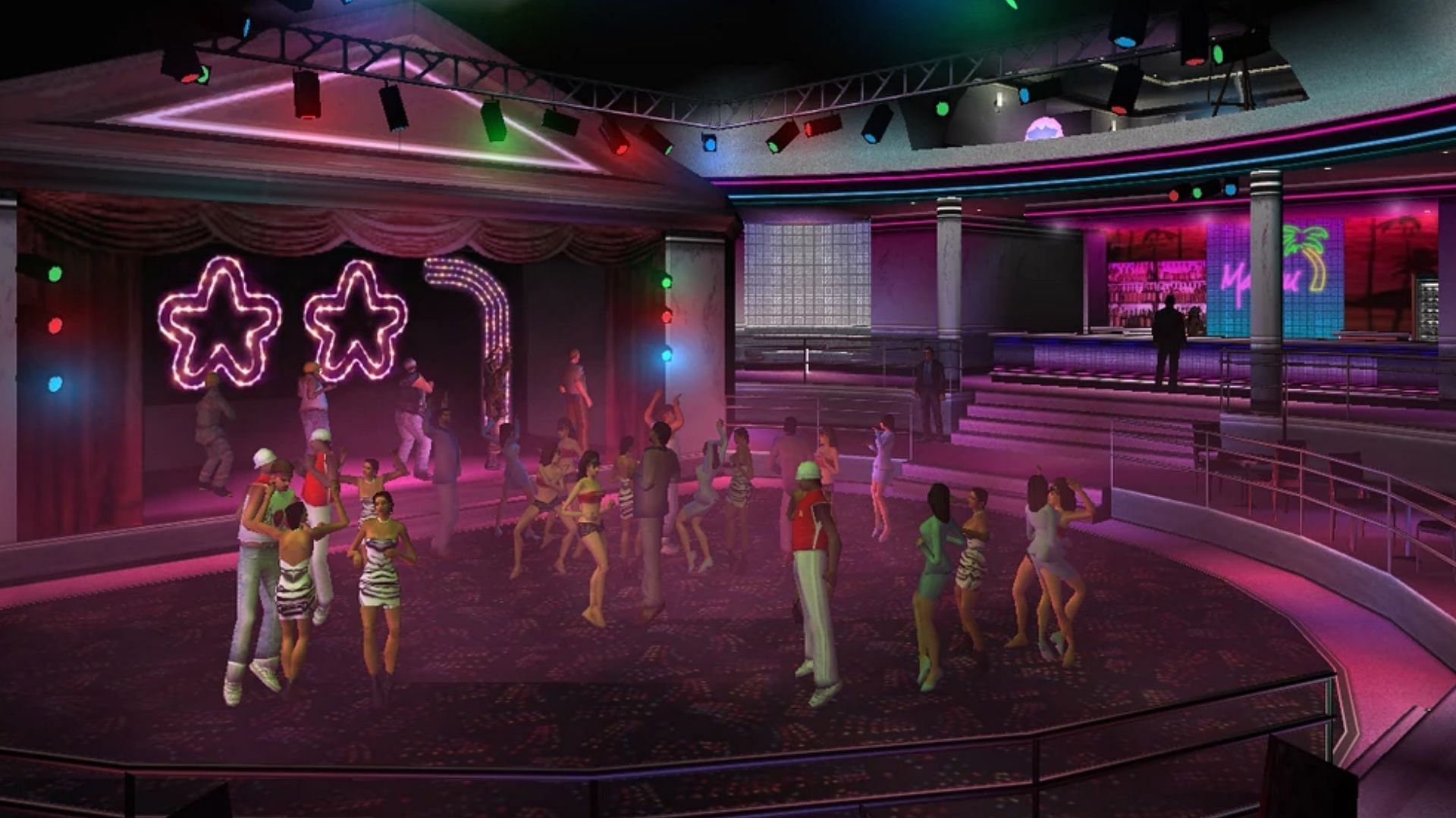 An inside view of the Malibu Club in GTA Vice City (Image via GTA Wiki)