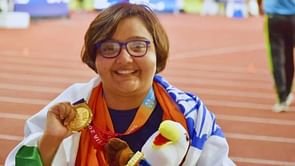 Ekta Bhyan bags gold in women's club throw at World Para Athletic Championships