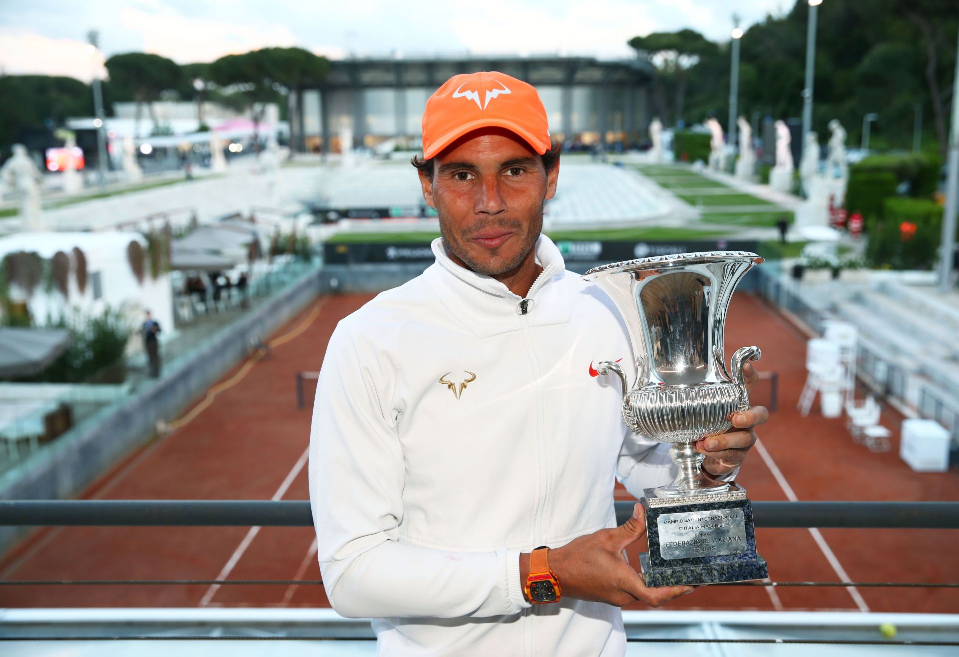 Rafael Nadal won his last title at the Italian Open in 2019