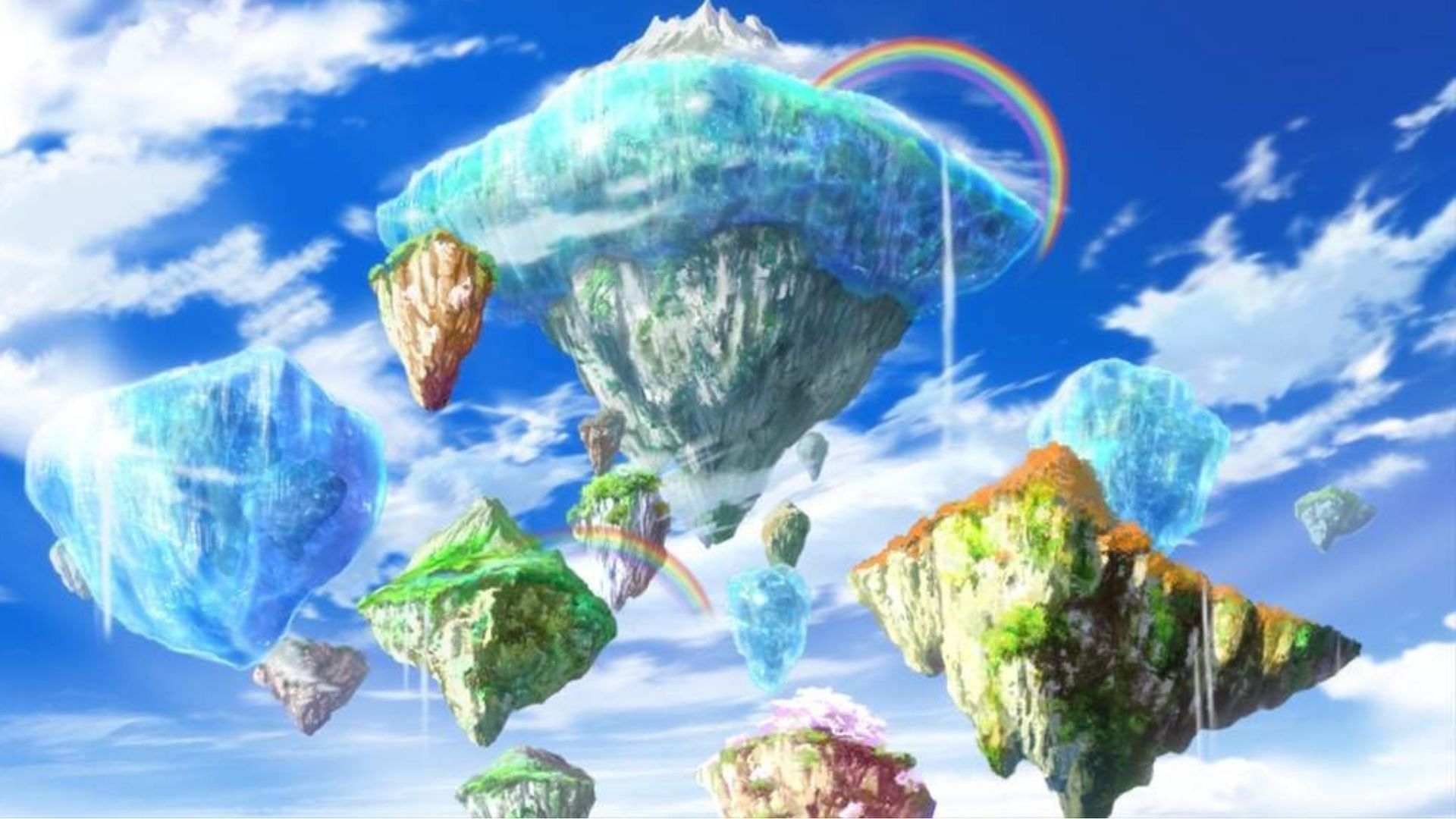 This anime world comprises of many Sky Islands (Image via Toei Animation)