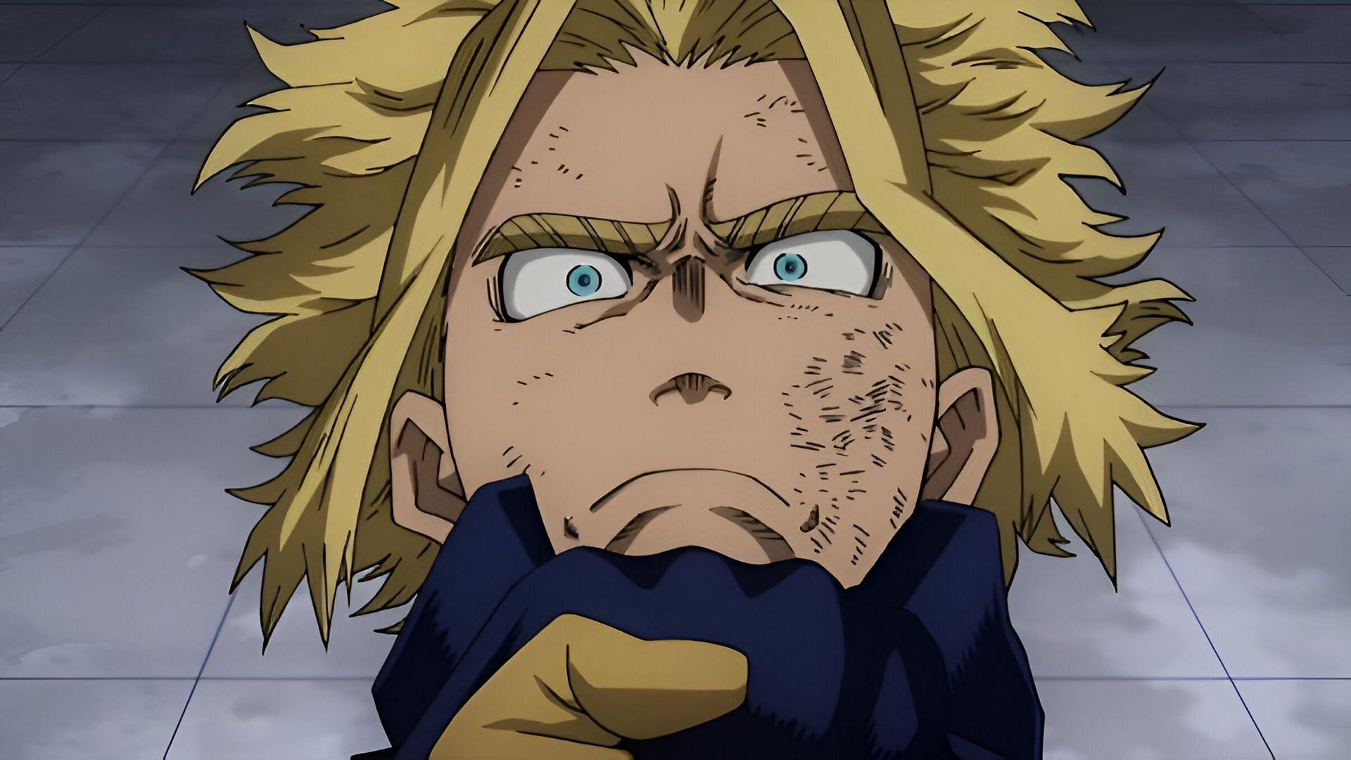 Toshinori Yagi as seen in the anime (Image via BONES)