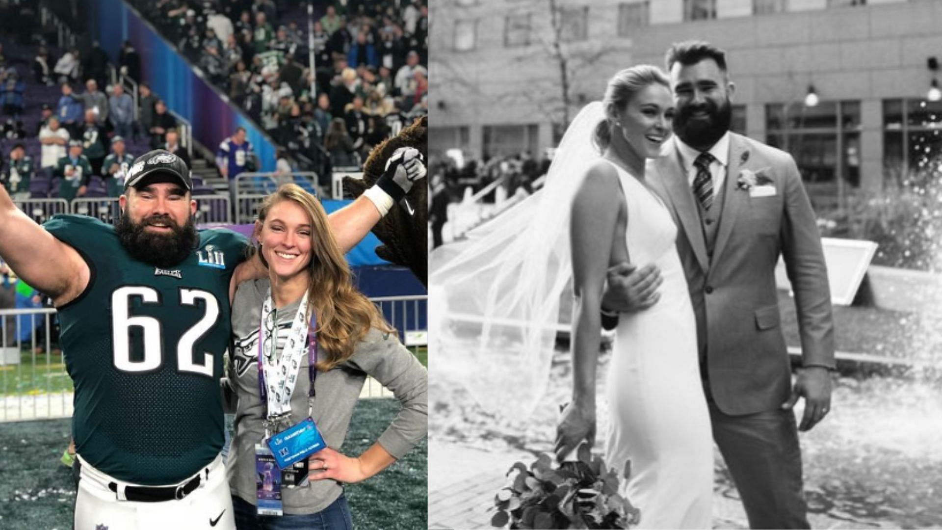 Jason Kelce knows he is in the hot seat when it comes giving his wife Kylie an anniversary gift. 